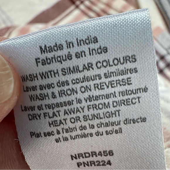 Neon Rose tiered smock dress with tie shoulders in check, XL - Picture 13 of 15